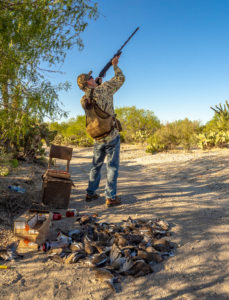 Shooting pigeons in Paraguay